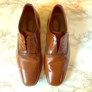 Gambinelli men’s dress shoes brown 37 EUC